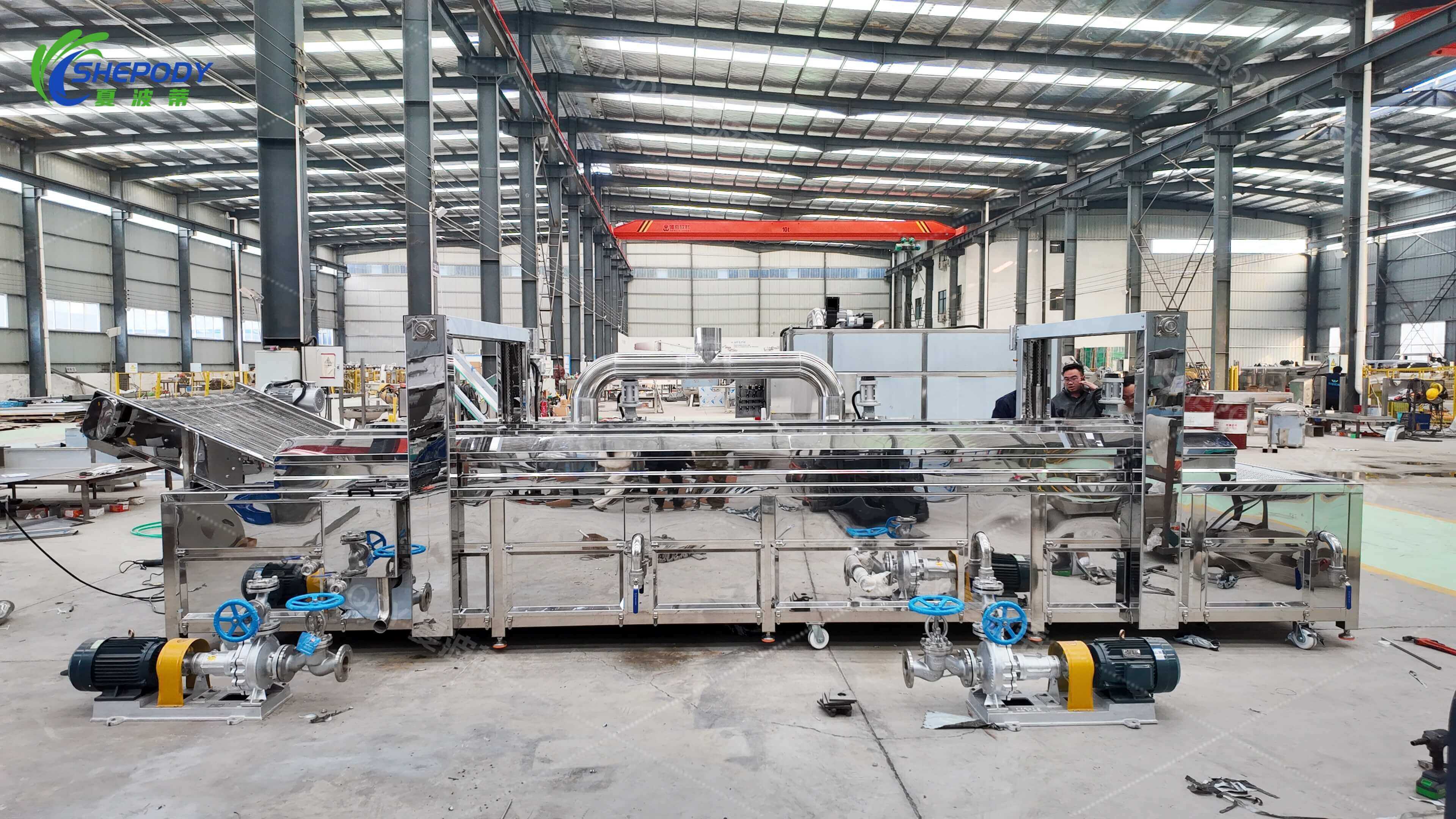 continuous frying machine